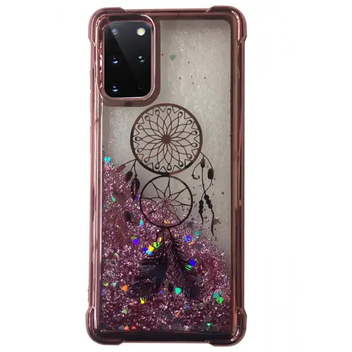 Samsung Galaxy S20 Waterfall Protective Case Rose Gold Dreamcatcher